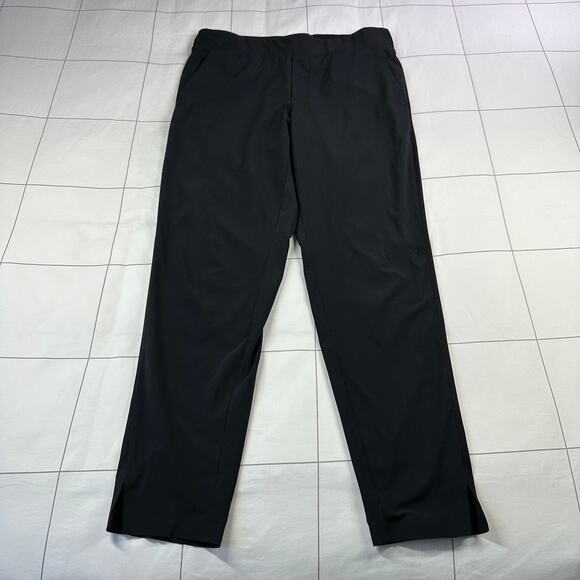 Athleta Pants Women 4 Black Brooklyn Ankle Pull On Travel Casual Stretch Minimal - Picture 2 of 12